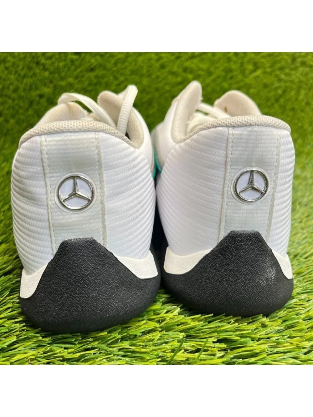 Puma Mercedes AMG Petronas R-Cat Mens Size 14 White Athletic Shoes Sneakers